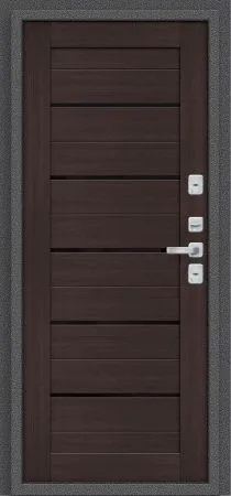 Купить Стальную дверь  Антик серебро Wenge Veralinga Эко шпон ДС Porta T2 104/П22 Wenge Veralinga BS/Антик Серебро 205*88 Правая во Владивостоке