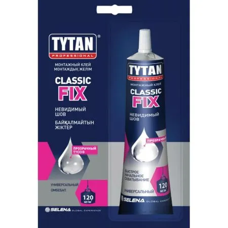 Клей жидкие гвозди 100мл TYTAN Classic Fix прозр