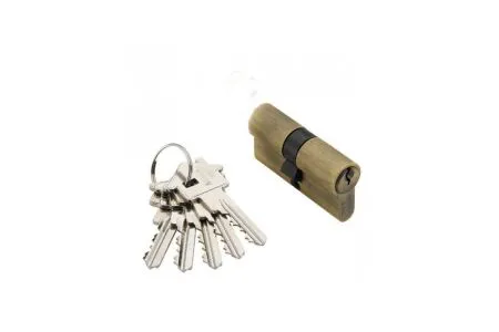 Купить Ключевой цилиндр бронза Ключевой цилиндр ADDEN BAU CYL 5-60 KEY ключ бронза для межкомнатной двери во Владивостоке