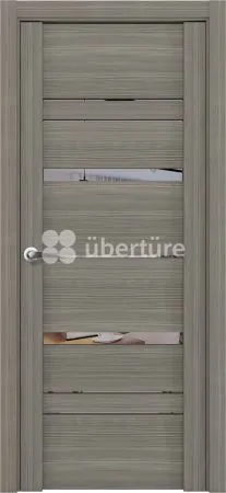 Купить межкомнатную дверь Uberture Uniline Велюр графит #REGION_NAME_DECLINE_PP#