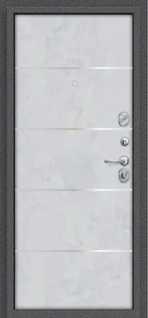 Купить Стальную дверь  Антик серебро Snow Art Эко шпон ДС Porta R-2 104/П50 Snow Art IMP-6/Антик Серебро 205*98 Правая во Владивостоке