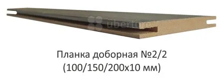 Купить доборная планка Barhat Grey 2070*100*10, мм Планка доборная №  2/2 [200/10 A ПВХ Сосна ледяная]   2.07 м. во Владивостоке