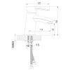 Смеситель Атлантисс 3206 д/раковины в городе Владивосток