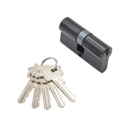 Купить Ключевой цилиндр бронза Ключевой цилиндр ADDEN BAU CYL 5-60 KEY ключ черный BLACK для межкомнатной двери #REGION_NAME_DECLINE_PP#