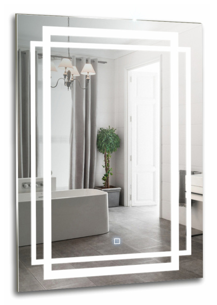 Купить Зеркало  Мадрид 60*80 (сенсорный выключатель) Silver Mirrors
