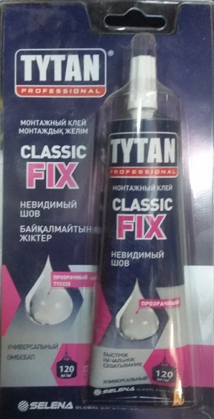 Клей жидкие гвозди 100мл TYTAN Classic Fix прозр